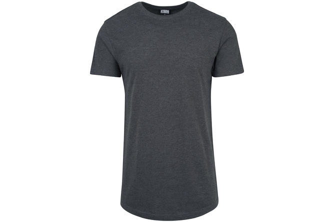 T-shirt Melange Long charcoal Shaped acquista
