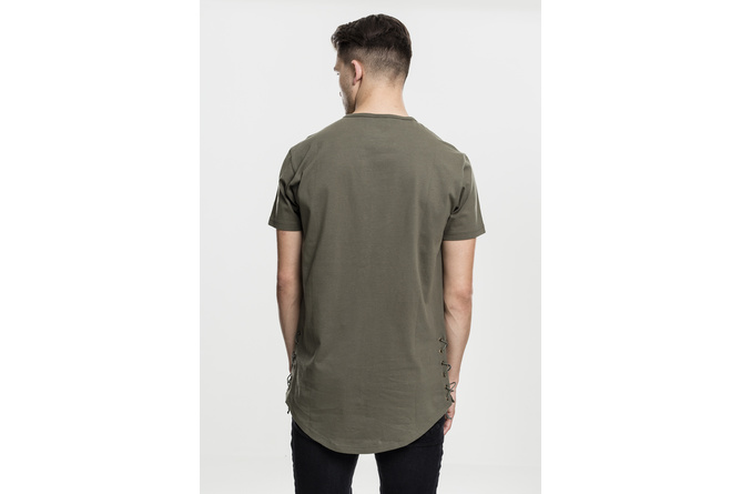 T-Shirt Lace Up Long olive kaufen | SCOOTER-ATTACK | 