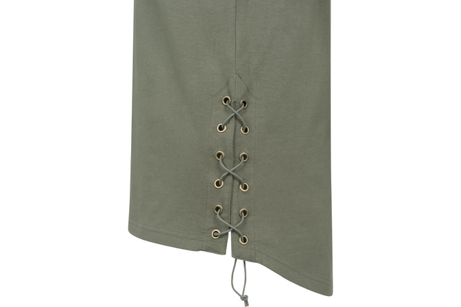 T-Shirt Lace Up Long olive kaufen | SCOOTER-ATTACK