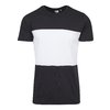 Camiseta Contrast Panel negro/blanco