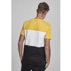 T-shirt Color Block nero/chrome giallo/bianco