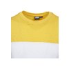 T-shirt Color Block noir/chrome jaune/blanc