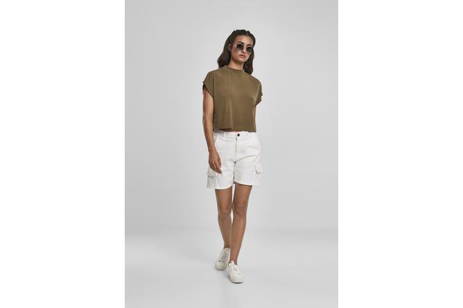 T-Shirt Modal Short Ladies summer olive