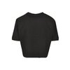 T-Shirt Multicolor Side Taped Ladies black