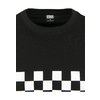 T-shirt Check Panel noir/blanc
