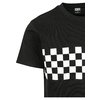 Camiseta Check Panel negro/blanco