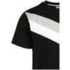 T-Shirt Arrow Panel schwarz/grau/weiß