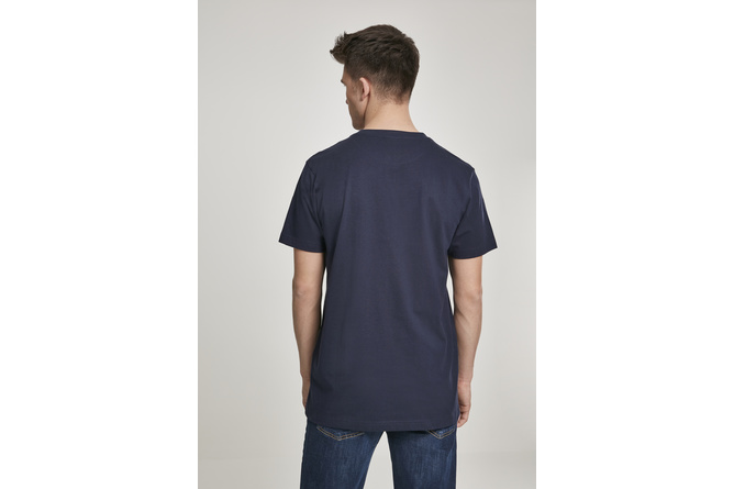 T-shirt Arrow Panel midnight navy/arancione sanguigna/bianco