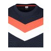 T-shirt Arrow Panel midnight navy/arancione sanguigna/bianco