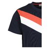 T-shirt Arrow Panel midnight navy/arancione sanguigna/bianco