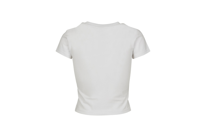 T-shirt court Stretch femme blanc