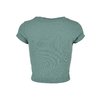 T-Shirt Stretch Jersey Cropped Ladies pale leaf