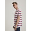 T-shirt à rayures Yarn Dyed Skate blanc/rouge/bleu foncé