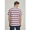 T-shirt à rayures Yarn Dyed Skate blanc/rouge/bleu foncé