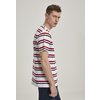 T-Shirt Yarn Dyed Skate Stripe white/red/midnight navy