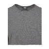 Camiseta Yarn Dyed Baby Stripe medianoche azul marino/gris