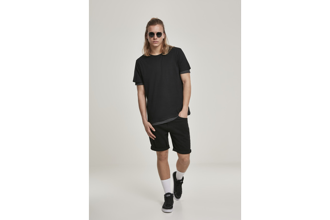T-Shirt Full Double Layered black/charcoal