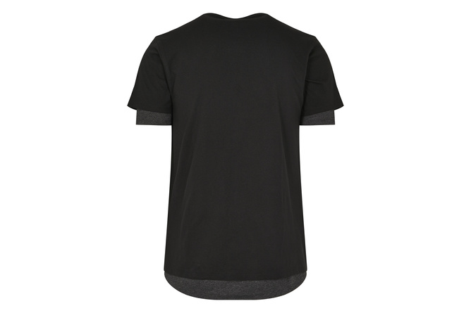 Camiseta Full Double Layered negro/carbón