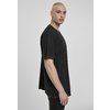 T-Shirt Heavy Oversized Contrast Stitch black/electric lime