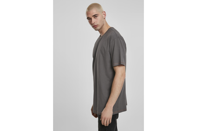 T-shirt Oversize Heavy Contrast Stitch gris foncé/brun