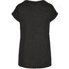 T-Shirt Organic Extended Shoulder Damen schwarz