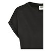 T-Shirt Organic Extended Shoulder Ladies black