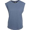 Camiseta de mujer Basic Shaped azul vintage