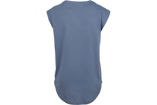 T-shirt basique Shaped femme bleu
