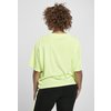 T-shirt Oversize Short Neon femme jaune