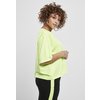 T-shirt Oversize Short Neon femme jaune