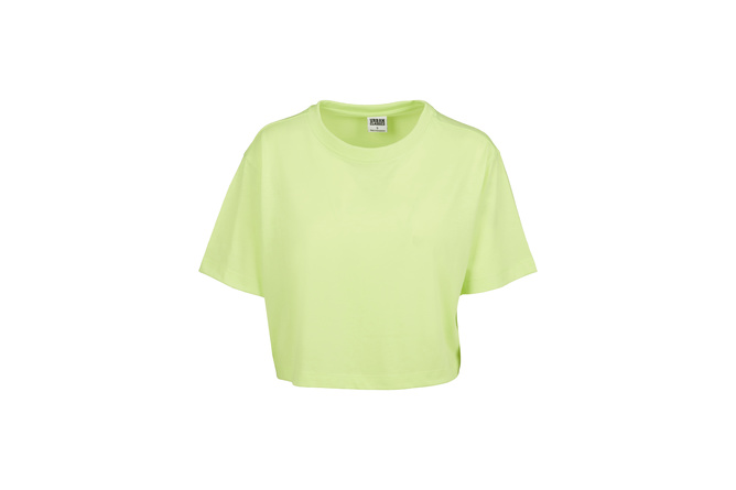 T-shirt Oversize Short Neon femme jaune