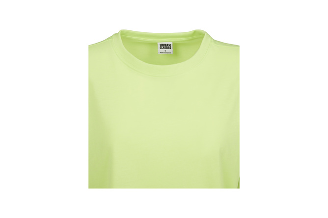 T-shirt Oversize Short Neon femme jaune