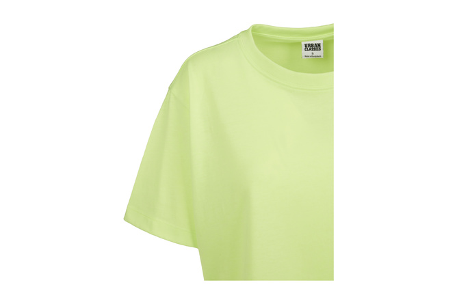 T-shirt Oversize Short Neon femme jaune