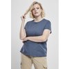 T-Shirt Basic Box Damen vintage blue