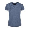 T-Shirt Basic Box Damen vintage blue