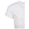 T-Shirt Cropped Rib Damen 2-Pack schwarz/weiß