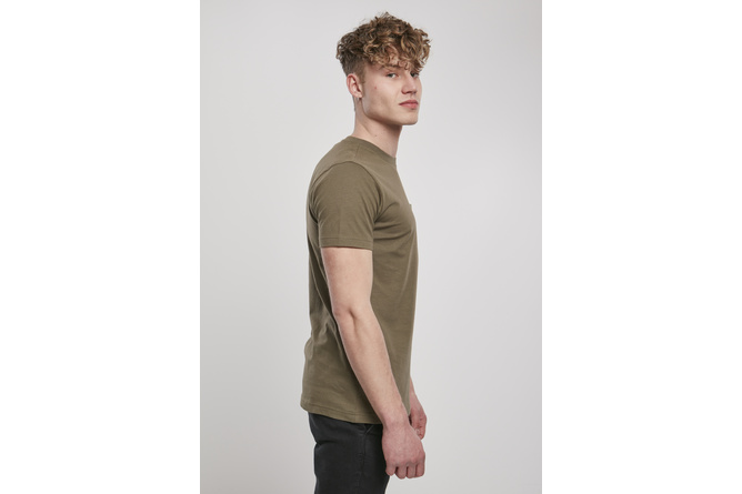 T-shirt Basic Pocket oliva