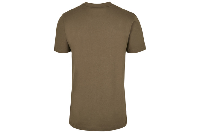 T-shirt basique avec poche olive