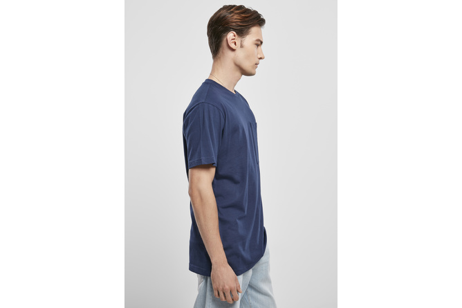T-Shirt Basic Pocket dunkelblau