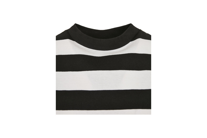 Camiseta Stripe Short Ladies negro/blanco