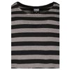 T-shirt manica lunga Regular Stripe asphalt/nero