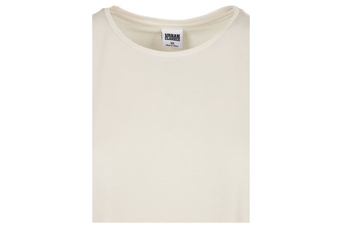 Camiseta Modal Hombro Extendido Señoras blanco arena