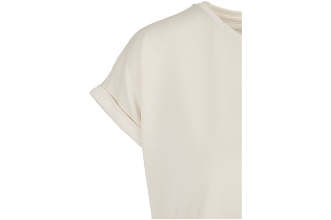 Camiseta Modal Hombro Extendido Señoras blanco arena