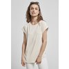 T-shirt Modal Extended Shoulder donna bianco sand