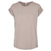 T-Shirt Modal Extended Shoulder Ladies dusk rose