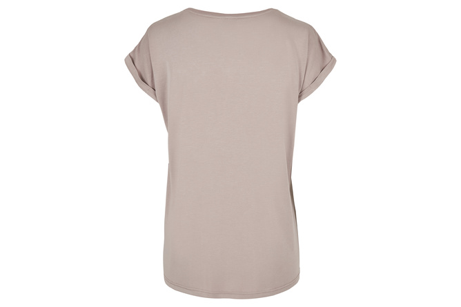 T-Shirt Modal Extended Shoulder Ladies dusk rose