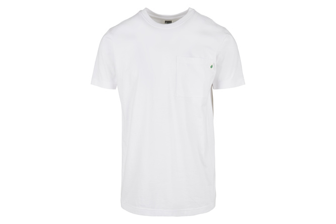 Camiseta Organic Cotton Basic Pocket blanca