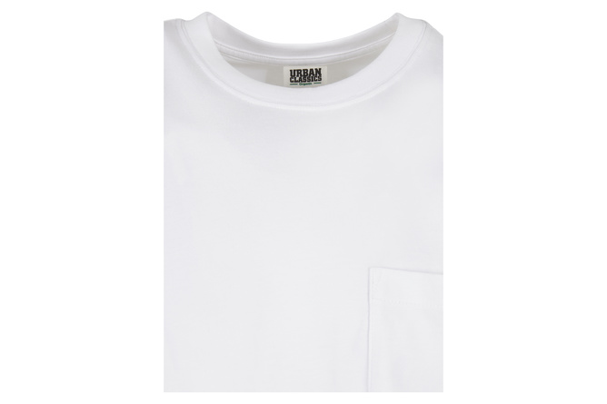 T-Shirt Organic Cotton Basic Pocket white