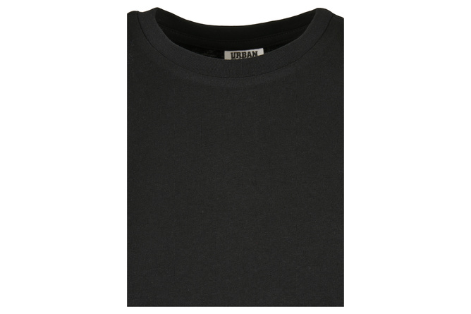 T-Shirt Organic Volant Damen schwarz