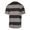 T-shirt Oversize à rayures Tye Dye gris/noir